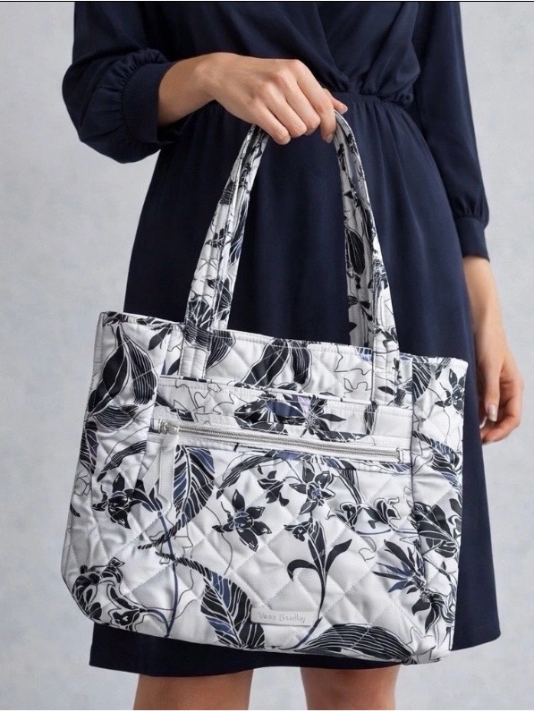Vera Bradley Bag In Twilight Garden Print